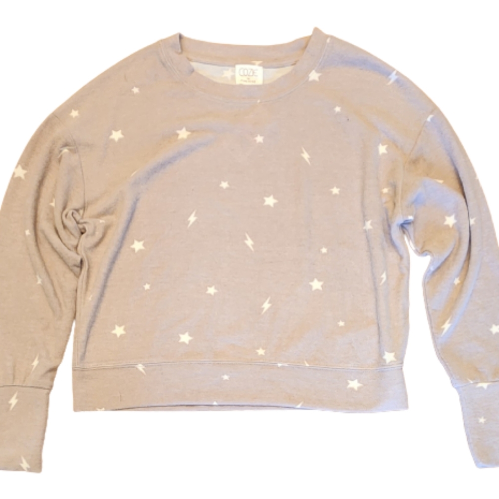 Dry Goods Mocha Ivory Starts Sweater Size XS